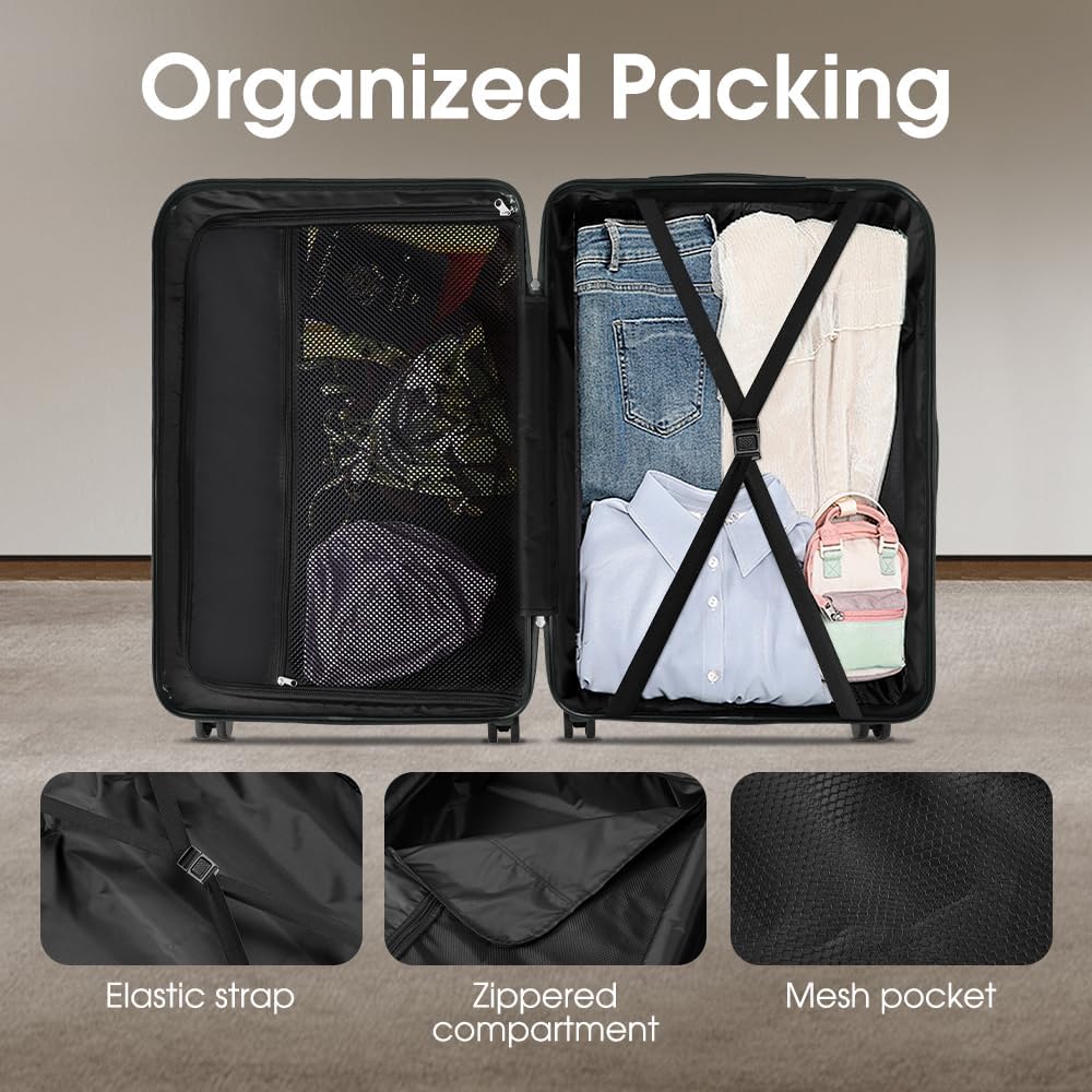Maqiato | Hard Shell Spinner Suitcase with TSA Lock