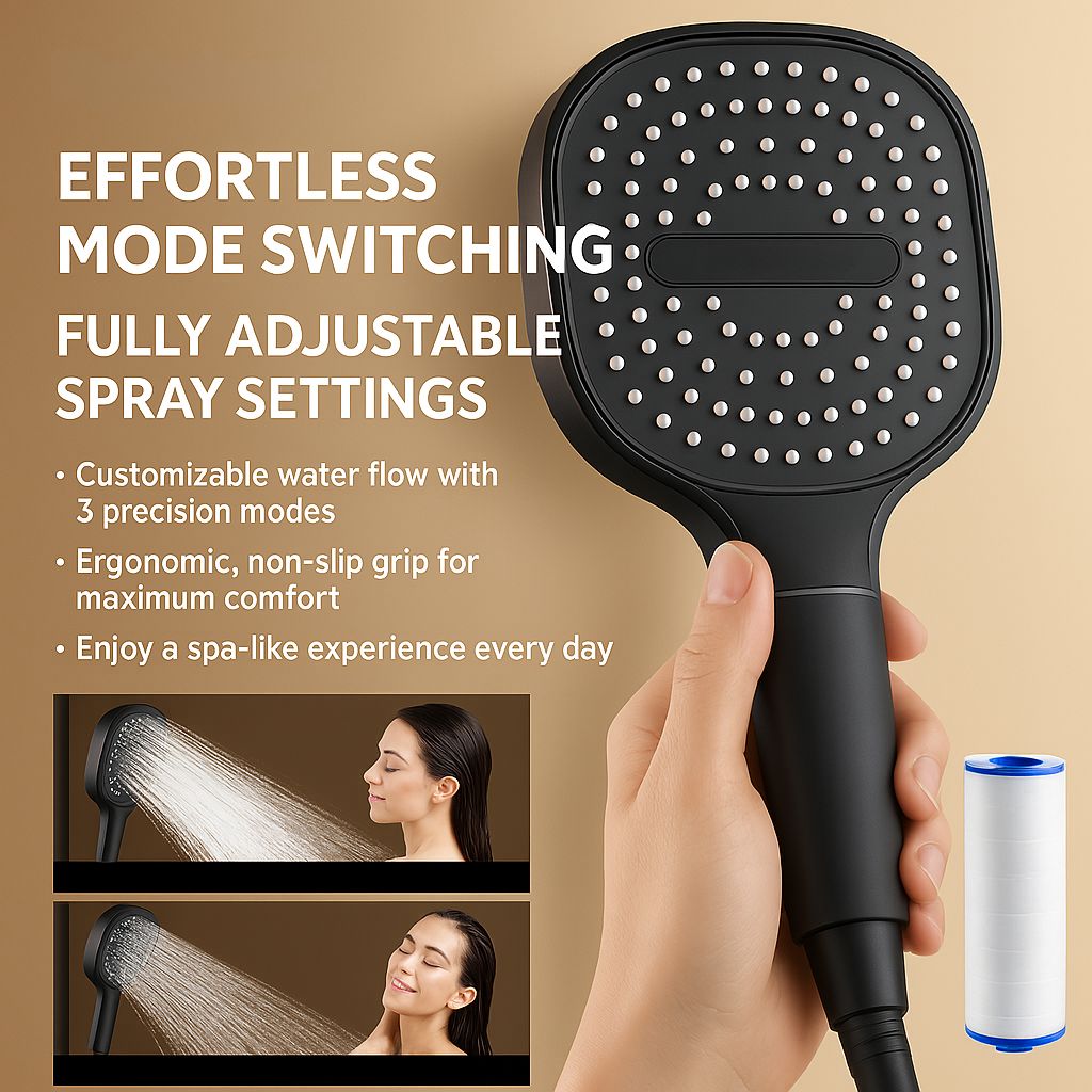 Maqiato | High-Pressure Filtered Shower Head
