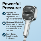 Maqiato | High-Pressure Filtered Shower Head
