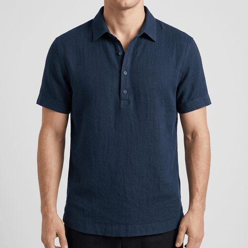Maqiato | Lightweight linen polo shirt