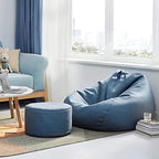 Maqiato | Linen Blend Bean Bag Chair