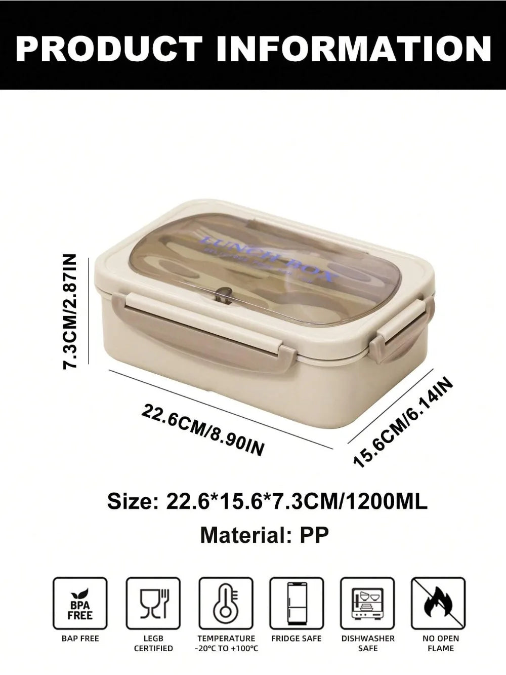 Maqiato | Lunch Box with Utensils