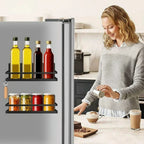 Maqiato | Magnetic No-Drill Spice Rack in Black