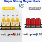 Maqiato | Magnetic No-Drill Spice Rack in Black