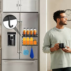 Maqiato | Magnetic No-Drill Spice Rack in Black