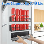 Maqiato | Magnetic No-Drill Spice Rack in Black