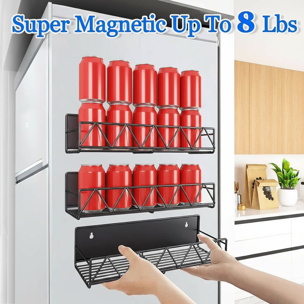 Maqiato | Magnetic No-Drill Spice Rack in Black