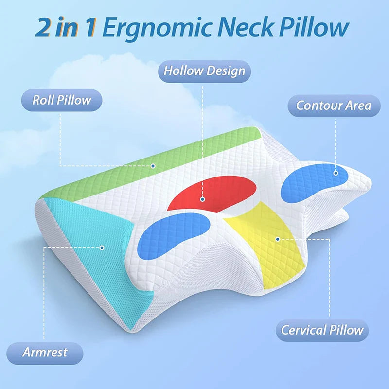 Maqiato | Memory Foam Cervical Contour Pillow