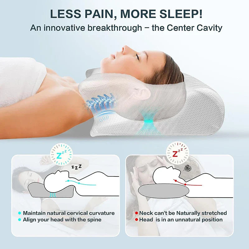 Maqiato | Memory Foam Cervical Contour Pillow