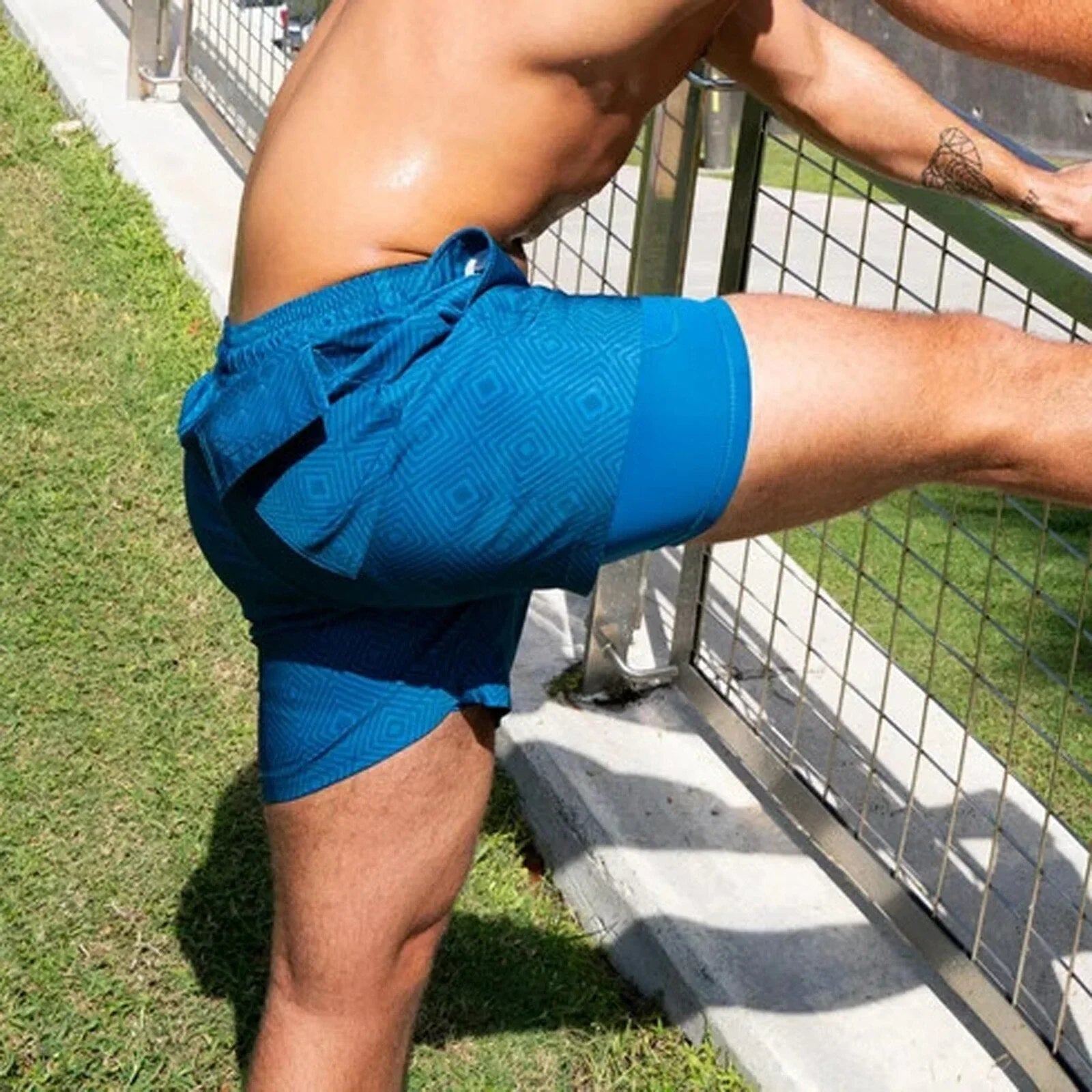 Maqiato | Men's 2-in-1 Lined Swim Shorts