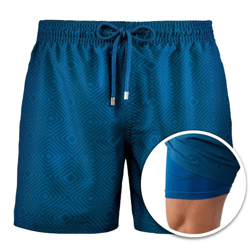 Maqiato | Men's 2-in-1 Lined Swim Shorts