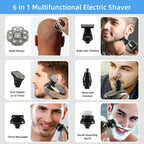 Maqiato | Men's 6-in-1 Electric Shaver & Grooming Kit