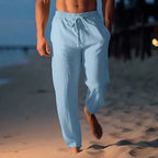 Maqiato | Men's Adjustable-Waist Linen Trousers