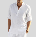 Maqiato | Men's Band Collar Shirt