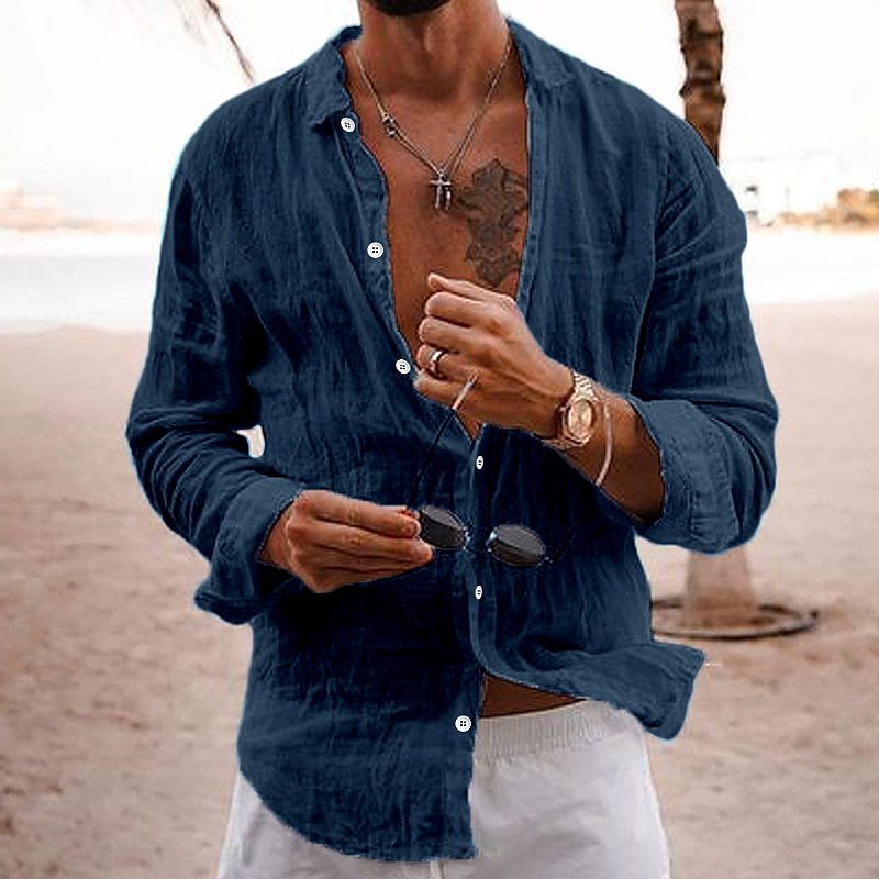 Maqiato | Men's Breathable Cotton Shirt