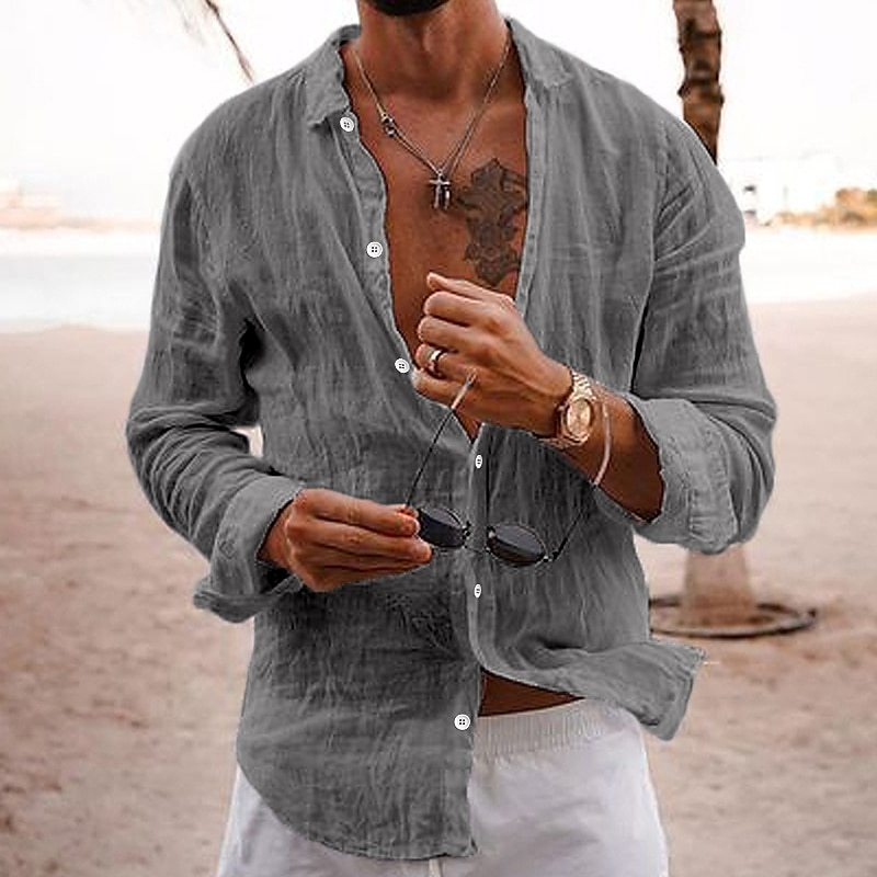 Maqiato | Men's Breathable Cotton Shirt