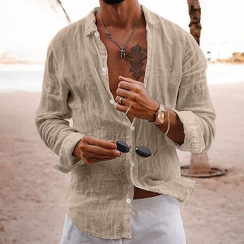 Maqiato | Men's Breathable Cotton Shirt