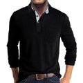 Maqiato | Men's Breathable Long Sleeve Polo Shirt