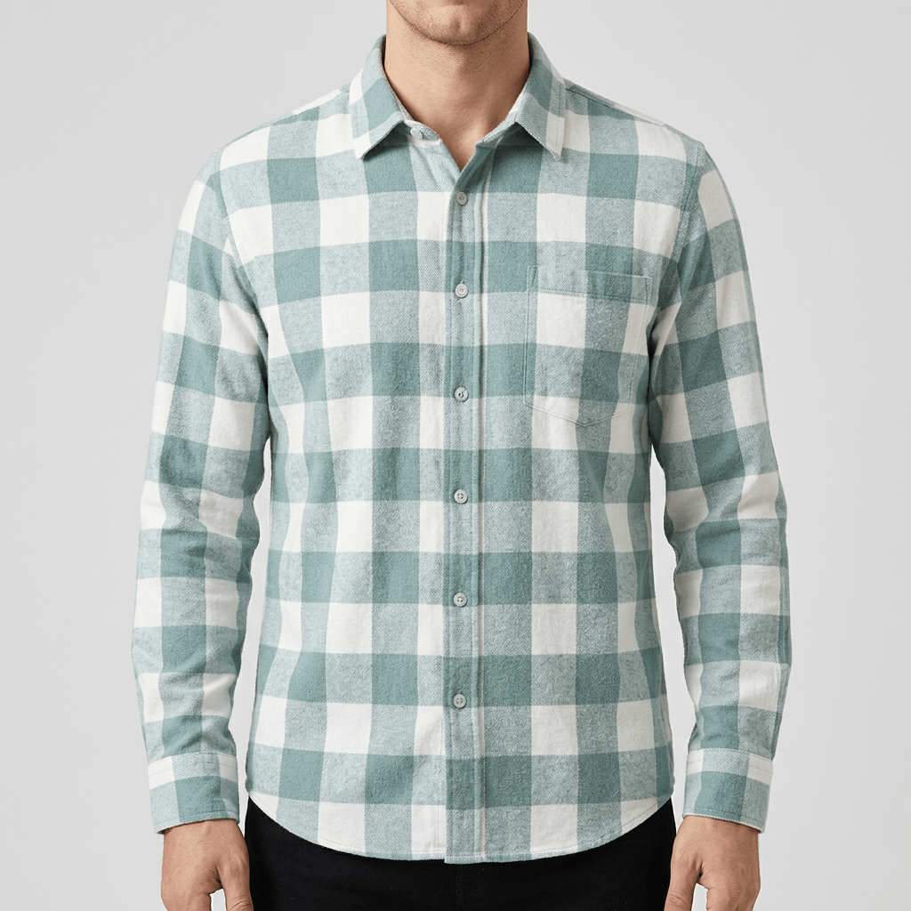 Maqiato | Men's Brushed Check Shirt