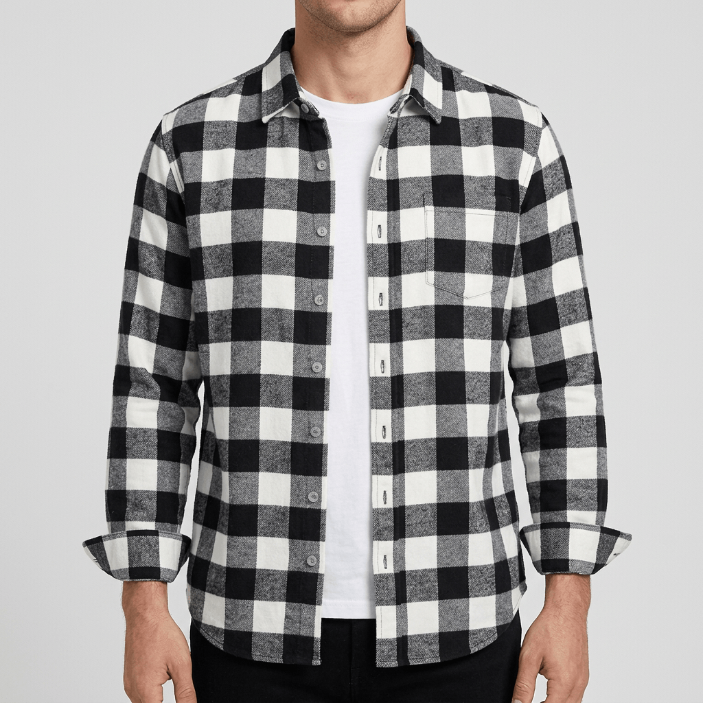 Maqiato | Men's Brushed Check Shirt