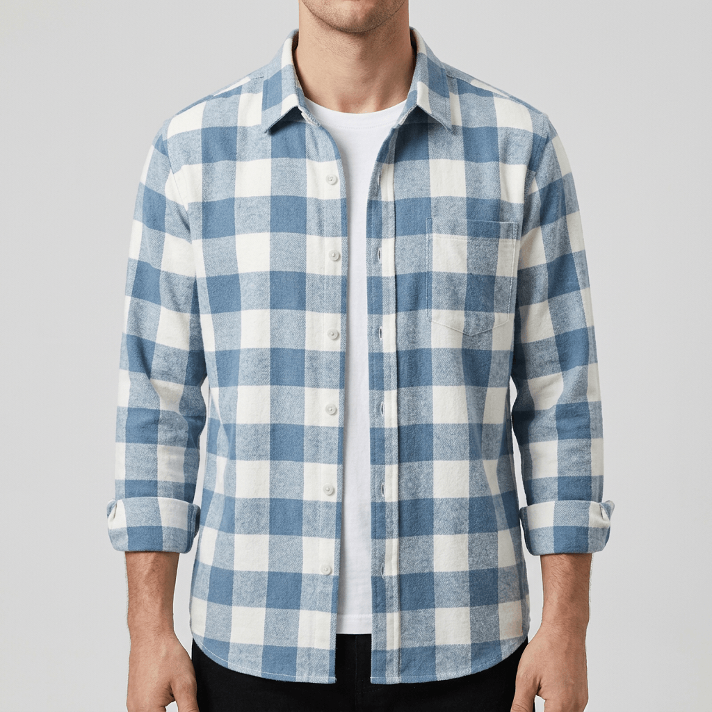 Maqiato | Men's Brushed Check Shirt