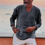 Maqiato | Men's Casual Linen Shirt