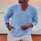Maqiato | Men's Casual Linen Shirt