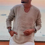 Maqiato | Men's Casual Linen Shirt