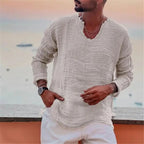 Maqiato | Men's Casual Linen Shirt