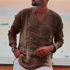 Maqiato | Men's Casual Linen Shirt