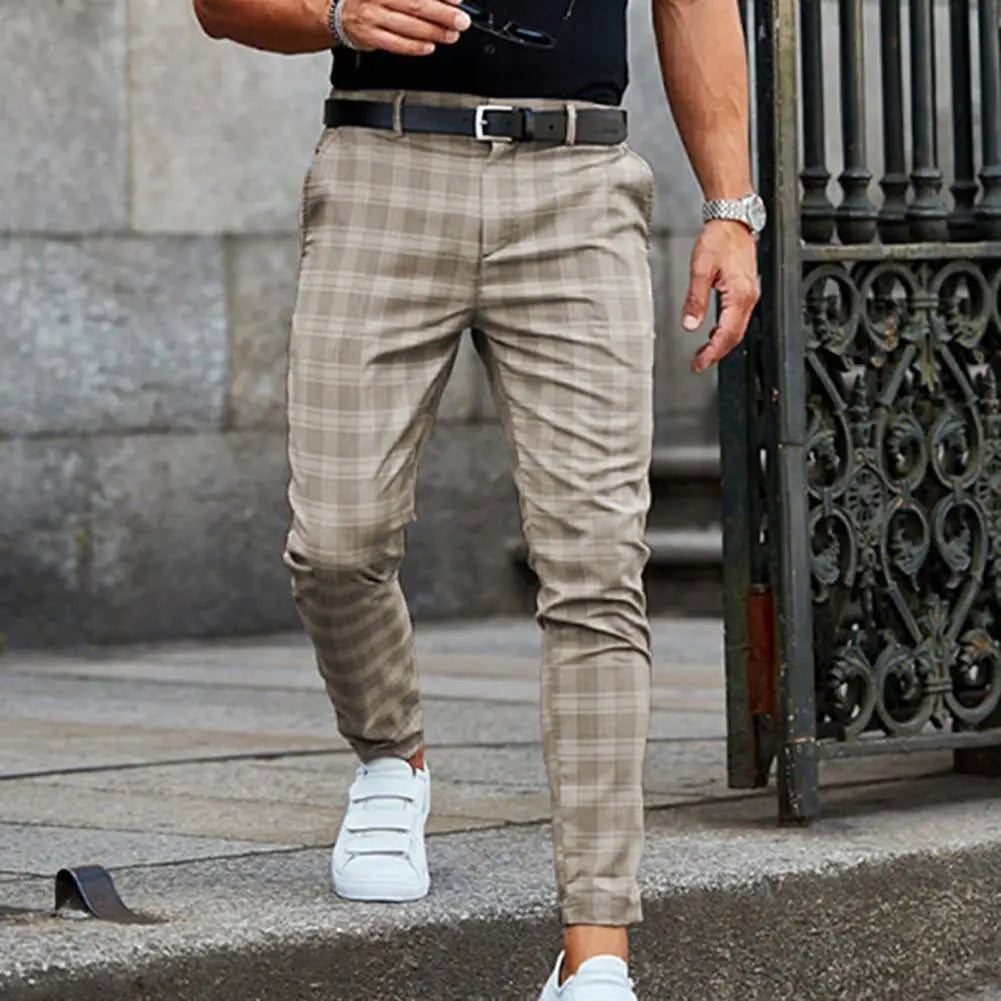 Maqiato | Men's Checked Casual Pants