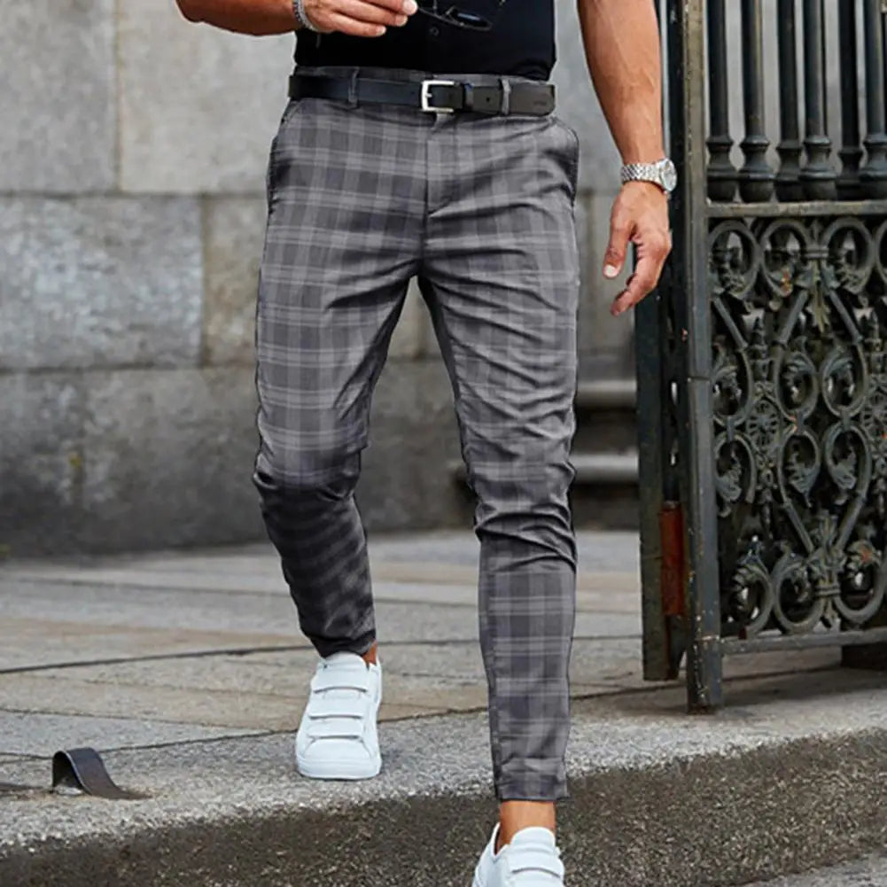 Maqiato | Men's Checked Casual Pants