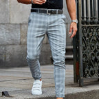 Maqiato | Men's Checked Casual Pants