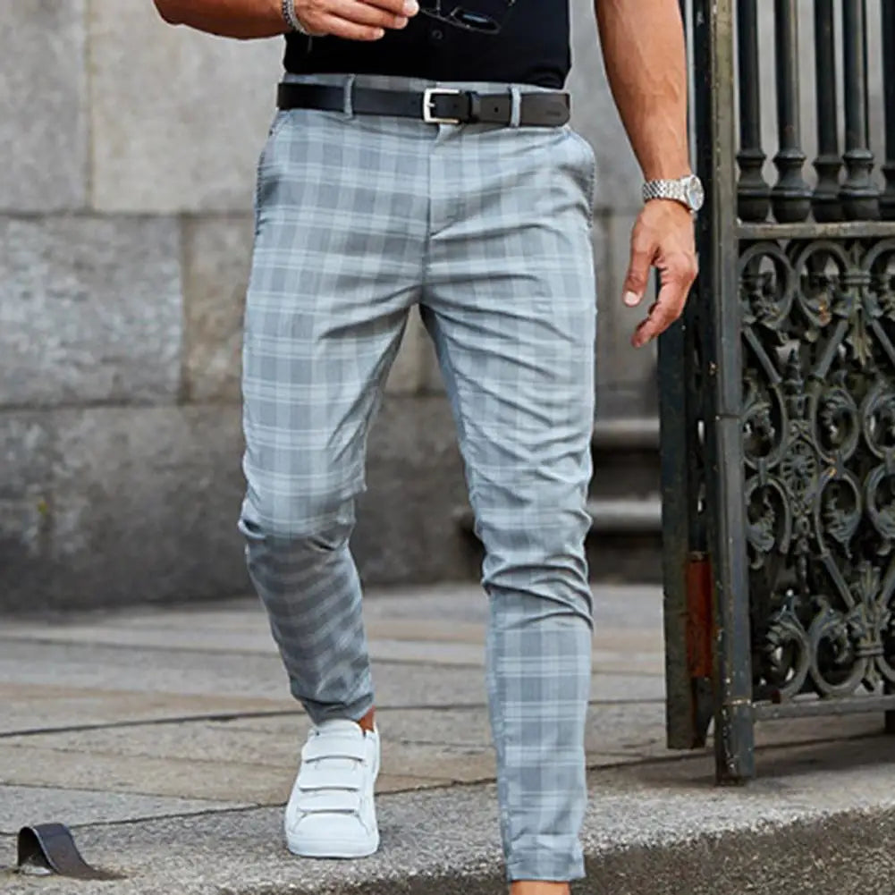 Maqiato | Men's Checked Casual Pants