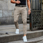 Maqiato | Men's Checked Chinos