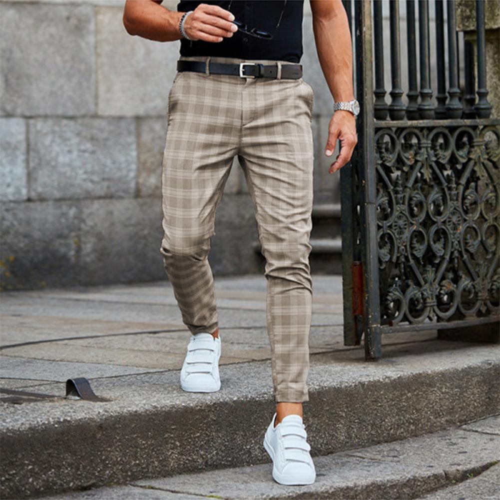 Maqiato | Men's Checked Chinos
