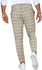 Maqiato | Men's Checked Chinos