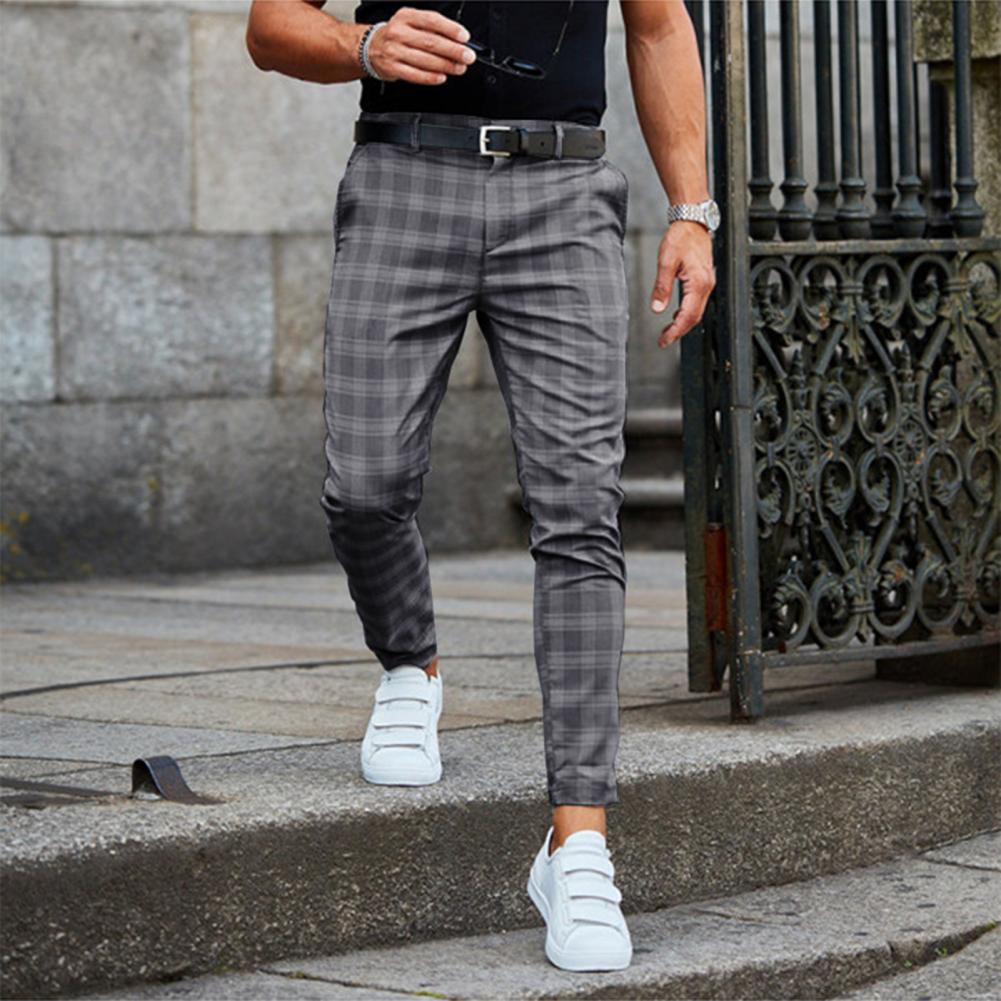 Maqiato | Men's Checked Chinos