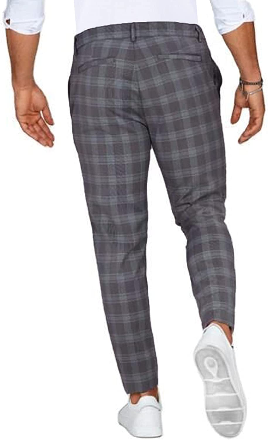 Maqiato | Men's Checked Chinos