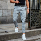 Maqiato | Men's Checked Chinos