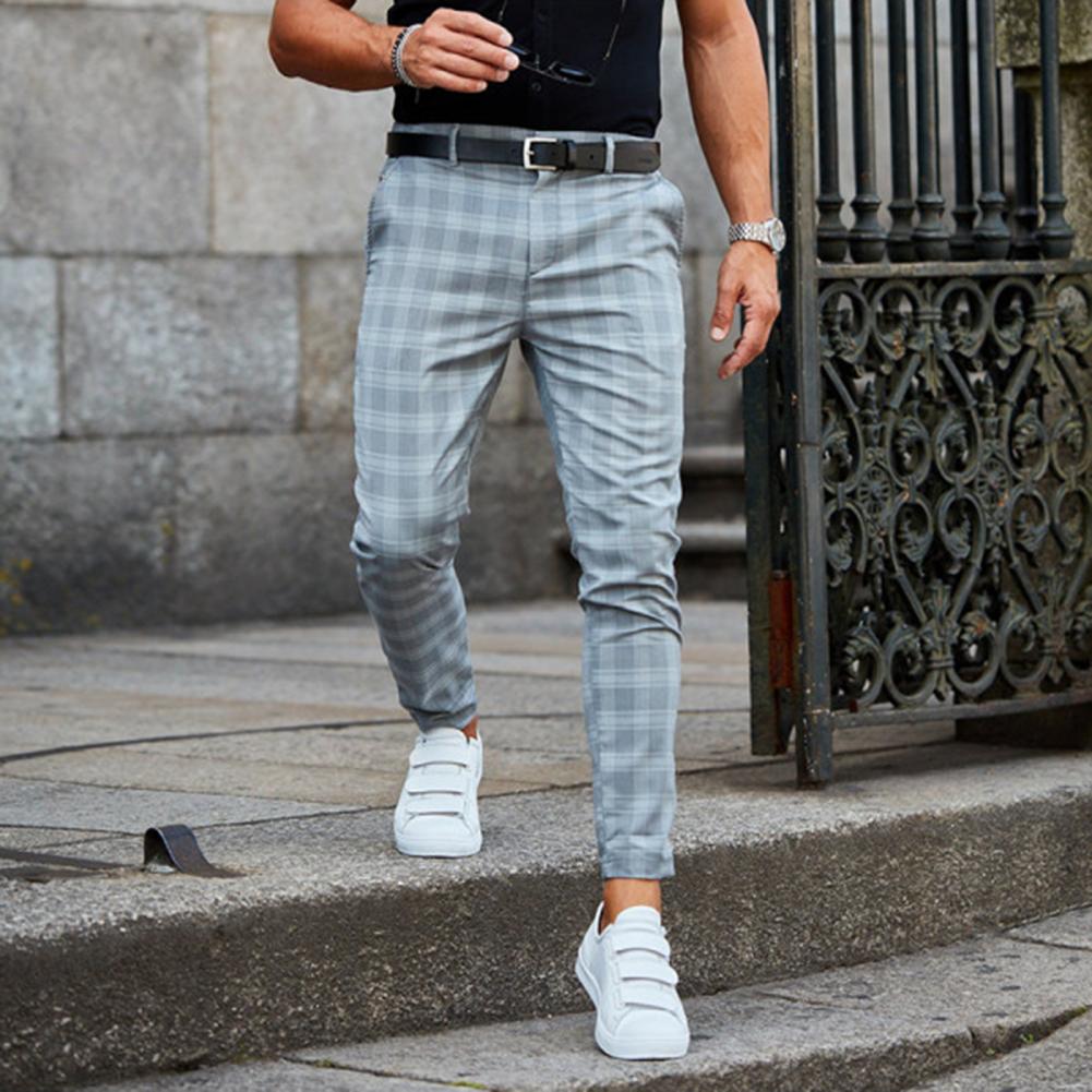 Maqiato | Men's Checked Chinos