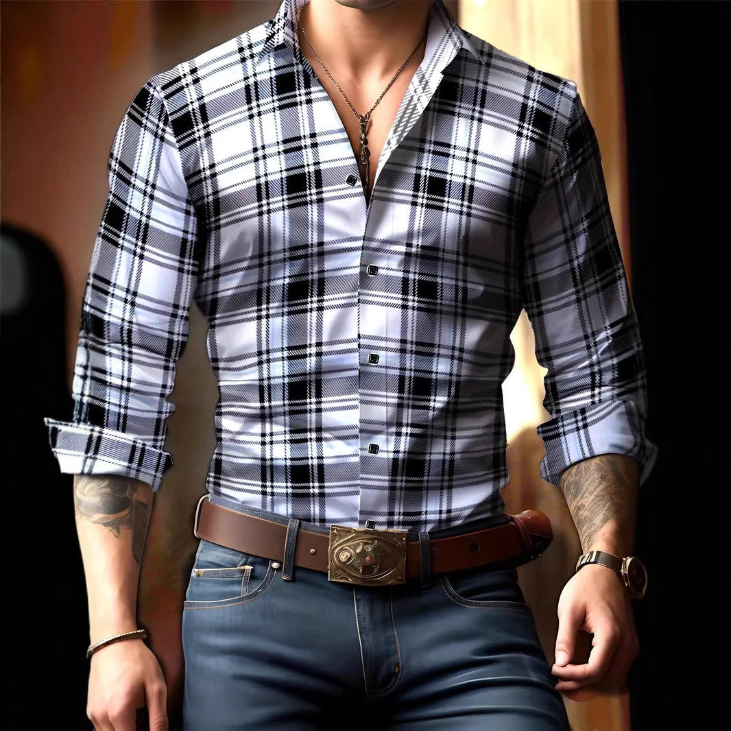 Maqiato | Men's Checked Flannel Shirt