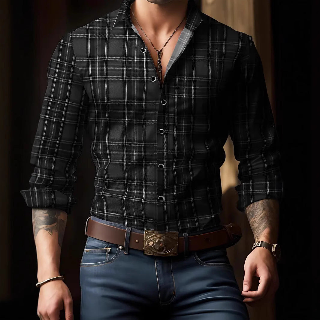 Maqiato | Men's Checked Flannel Shirt