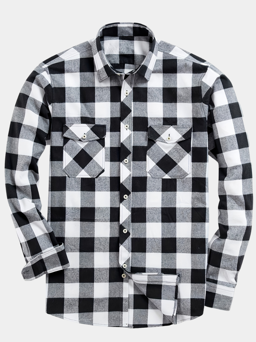 Maqiato | Men's Checked Flannel Shirt