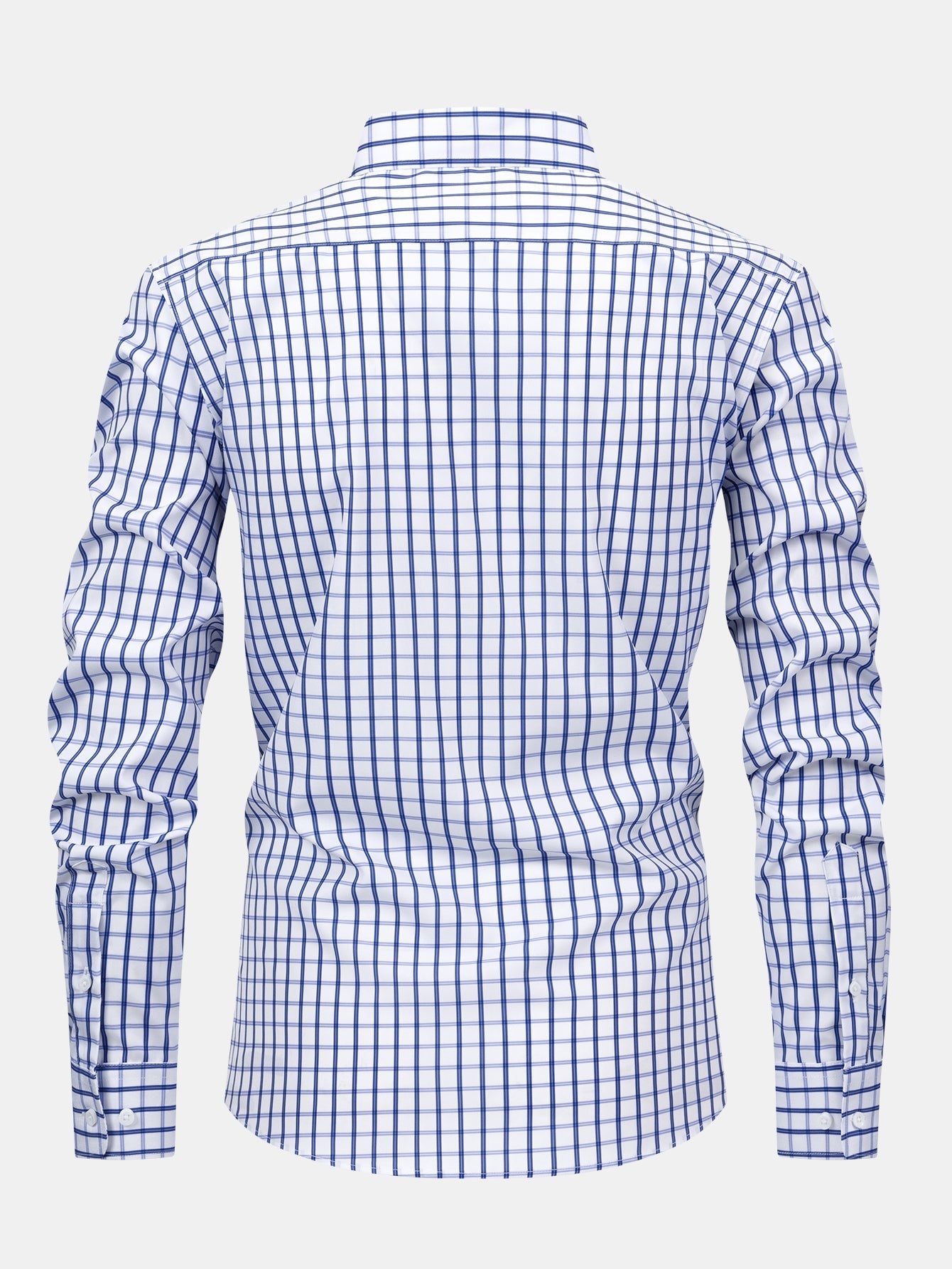 Maqiato | Men's Checked Long Sleeve Button Shirt