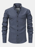 Maqiato | Men's Checked Long Sleeve Button Shirt