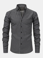 Maqiato | Men's Checked Shirt & Slim Fit Pants Set