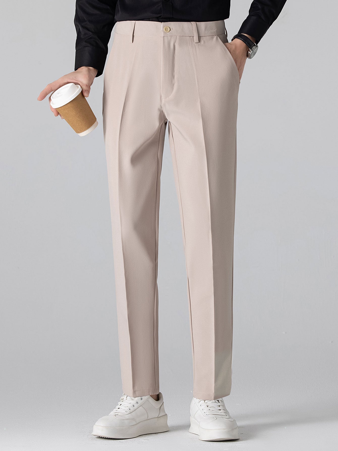 Maqiato | Men's Checked Shirt & Slim Fit Pants Set