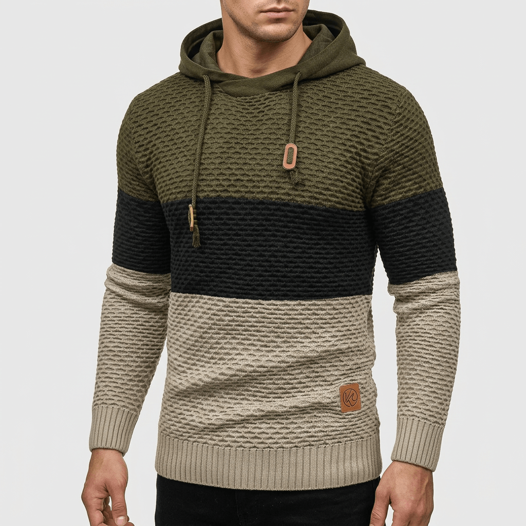 Maqiato | Men's Color Block Knit Pullover