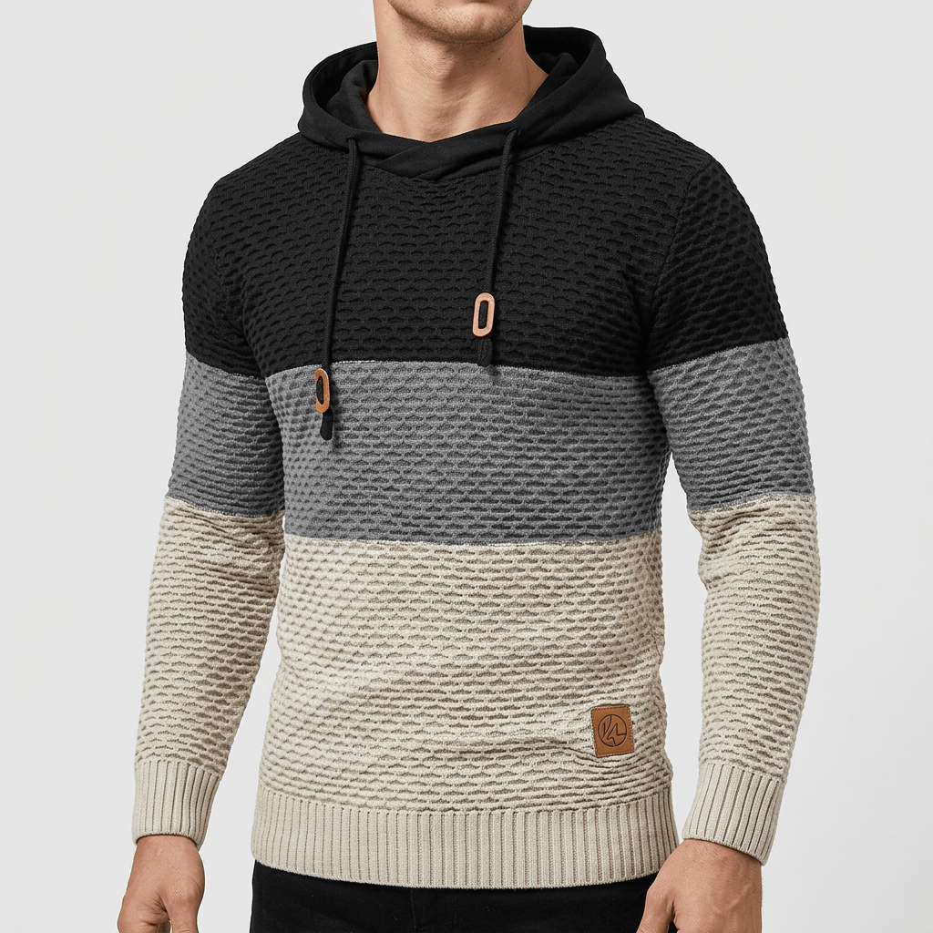 Maqiato | Men's Color Block Knit Pullover